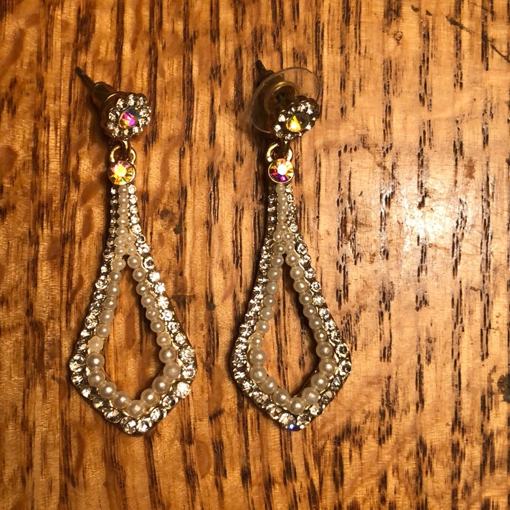 Rhinestone earrings